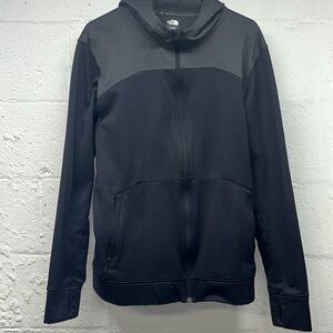 The North Face Men’s Full Zip Up Hoodie Size large Black Grey